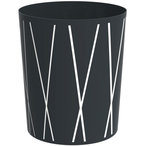 Rossignol - Corbeille à papier 11L CORBI CORBI - Noir mat