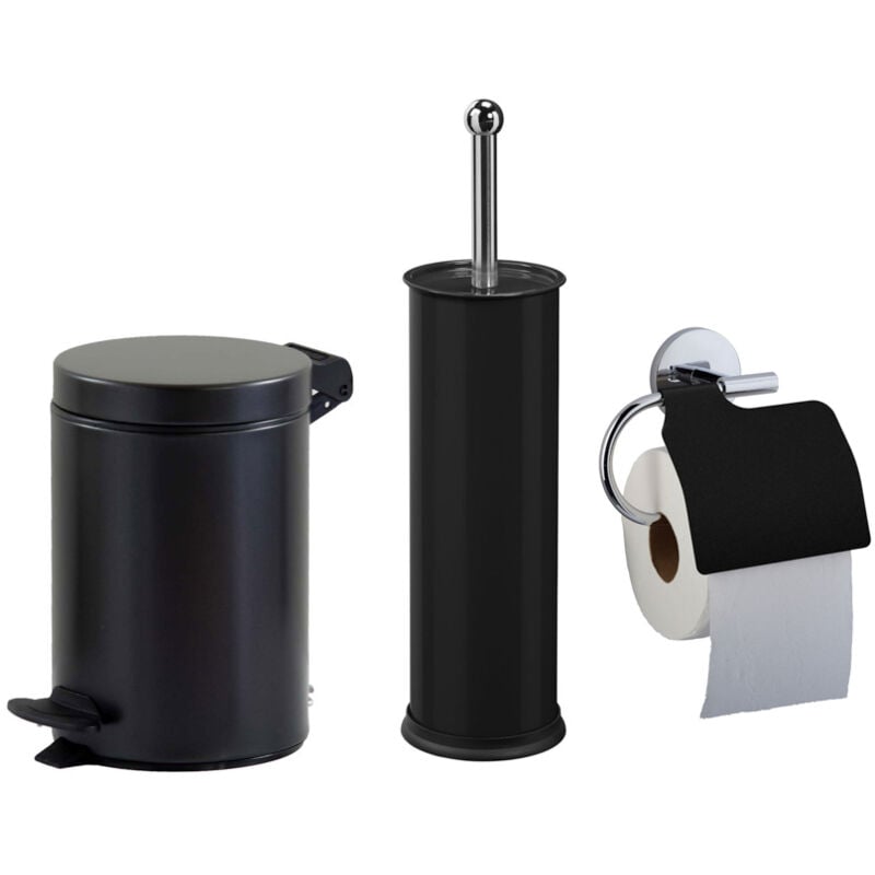 Ensemble salle de bains/toilettes avec poubelle 3L et accessoires Rossignol