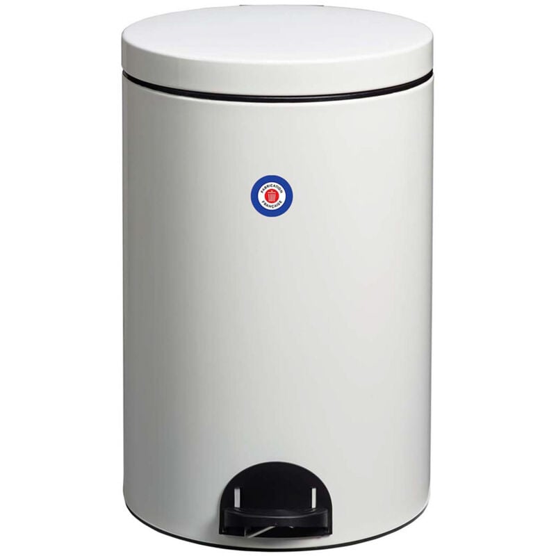 Poubelle de cuisine à pédale 14L Fabriqué en France - elora Rossignol