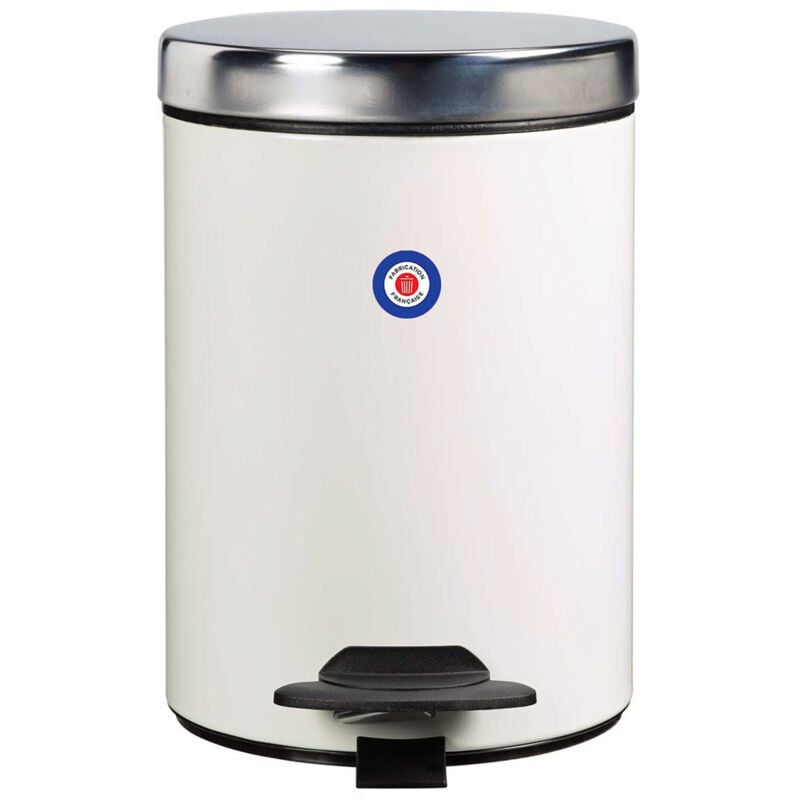 Poubelle de salle de bains à pédale 3L Fabriqué en France - duo Rossignol