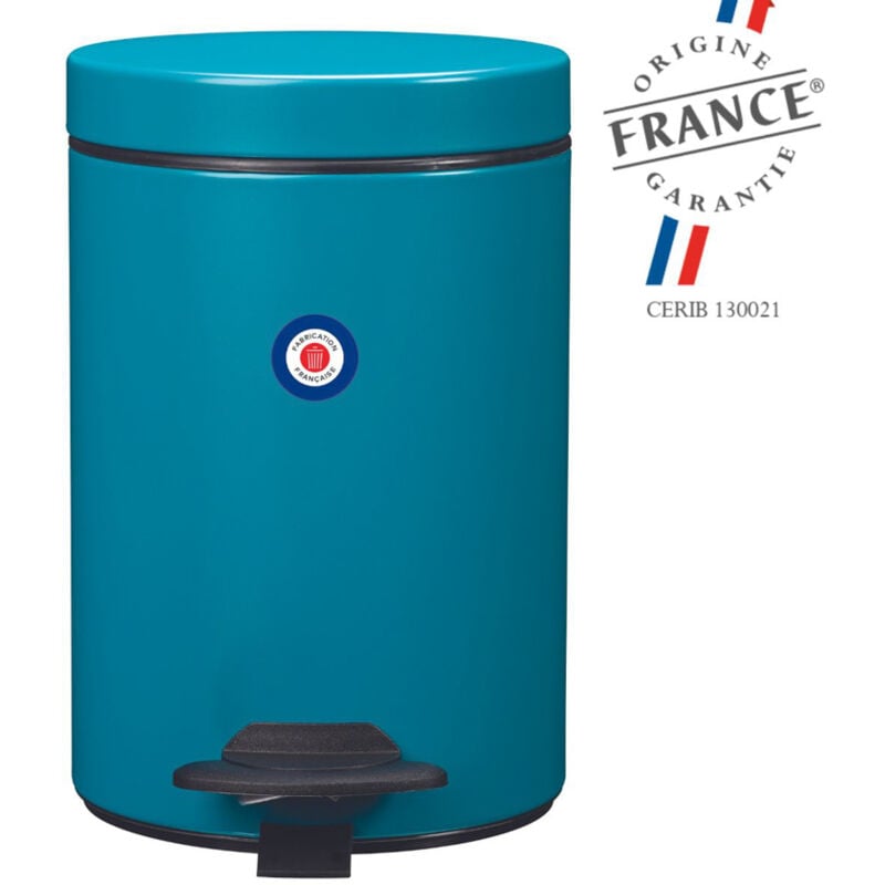Poubelle de salle de bains à pédale 3L Fabriqué en France - cyjeu Rossignol