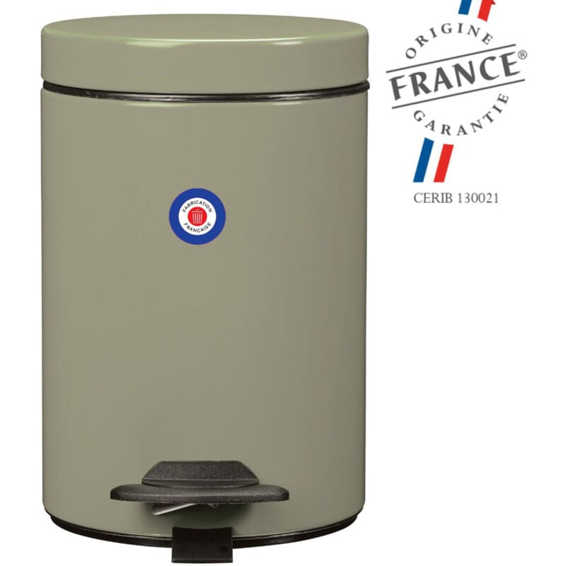 Poubelle de salle de bains à pédale 3L Fabriqué en France - CYJEU ROSSIGNOL