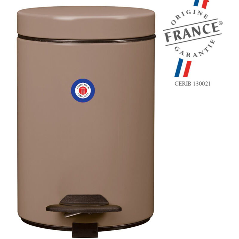 Poubelle de salle de bains à pédale 3L Fabriqué en France - CYJEU ROSSIGNOL