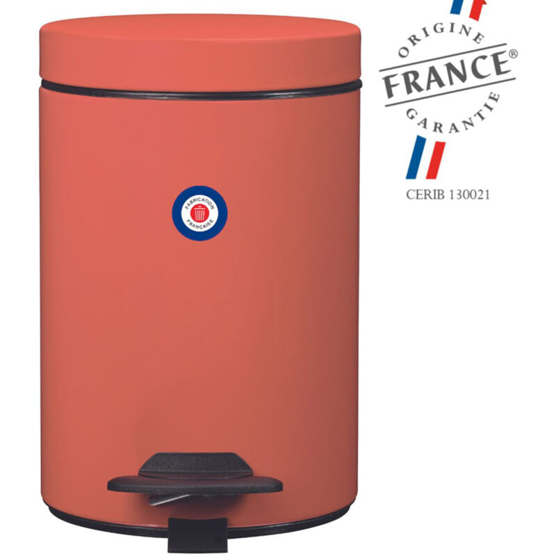 Poubelle de salle de bains à pédale 3L Fabriqué en France - cyjeu Rossignol