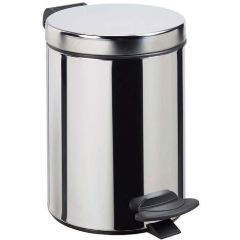 ROSSIGNOL - Poubelle Cyjeu salle de bain 3l inox