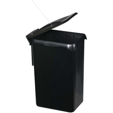 Rossignol – Poubelle sous évier 23L – Ouverture automatique – Dimensions 29x21x46 cm – 100% plastique – Compatible porte 40 cm – Seau amovible