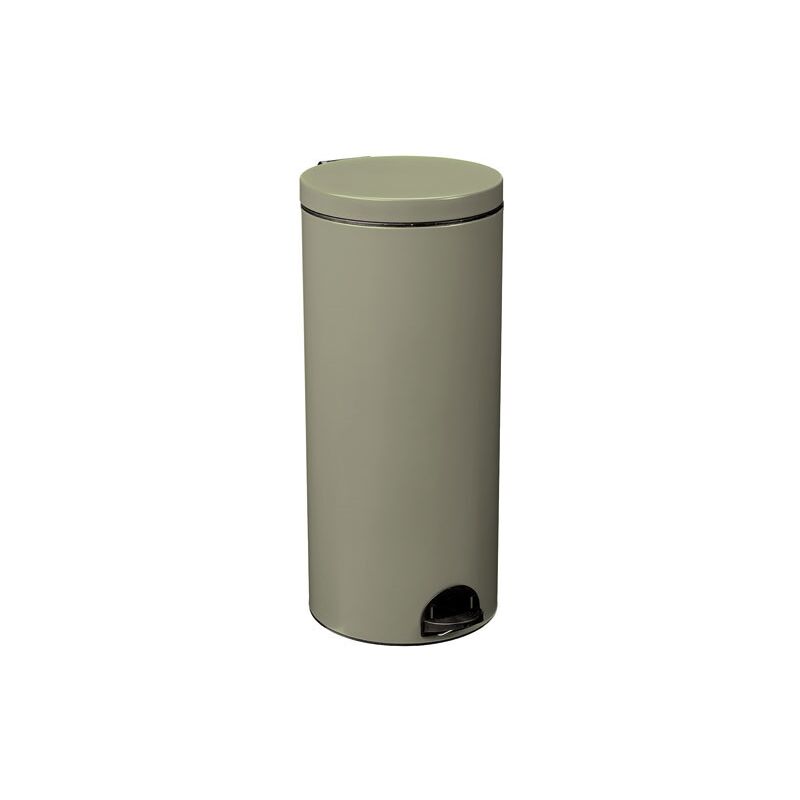 ROSSIGNOL - Poubelle Elora 30l gris vert
