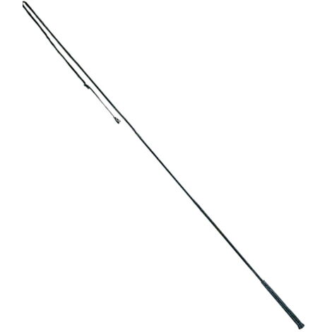 Rosso - Mezzafrusta rivestita in nylon con manico in gomma da 168 cm