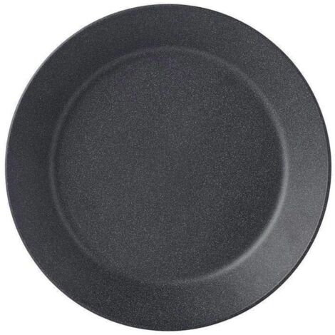 Rosti Mepal piatto fondo fiorito 220 mm nero ciottolo