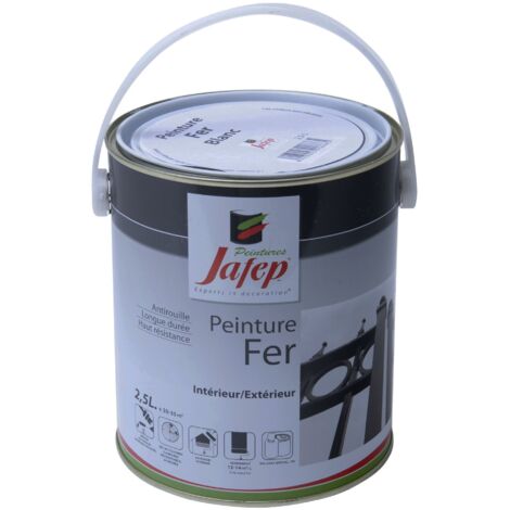 Rostschutzfarbe für Metall in Weiß Jafep  2,5 L
