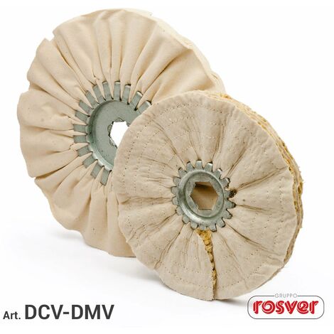 ROSVER DCV DISCO DISCHI VENTILATI IN COTONE PER LUCIDATURA A SPECCHIO METALLI