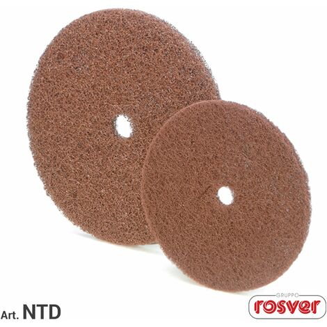 ROSVER NTD DISCO DISCHI IN NON TESSUTO PER SATINATURA LEGNO E METALLI Ø200 G.120