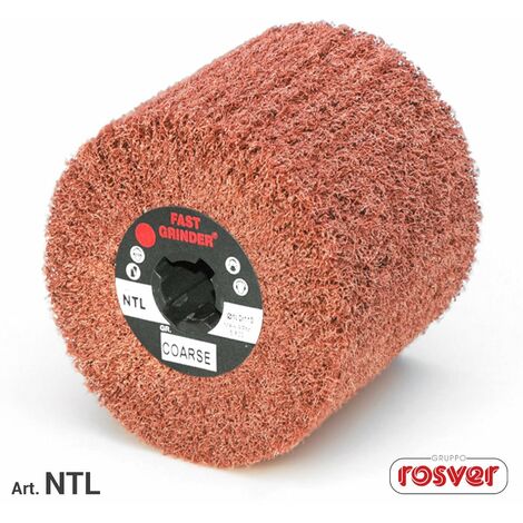 ROSVER NTL RUOTA RUOTE LAMELLARI ABRASIVE IN NON TESSUTO FORO 19 PER SATINATRICE