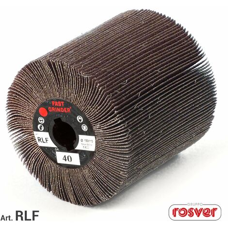 ROSVER RLF RUOTA RUOTE LAMELLARI IN TELA ABRASIVA AL CORINDONE FORO 19