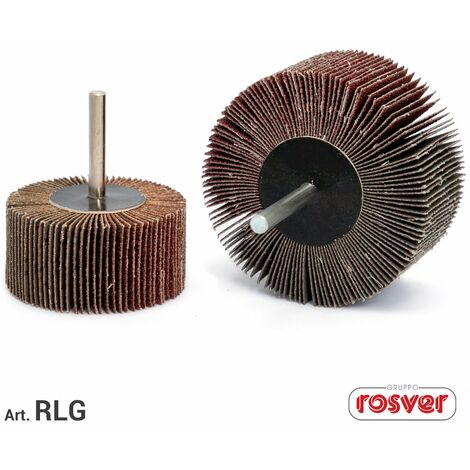 ROSVER RLG RUOTA RUOTE LAMELLARI IN TELA ABRASIVA AL CORINDONE GAMBO 6 mm