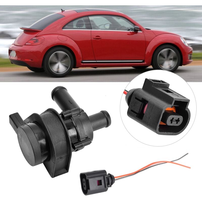 Rosvola - 1K0965561J Pompe auxiliaire de Voiture, Pompe auxiliaire d'eau de Voiture Remplacement de marché secondaire adapté pour Beetle et Autre