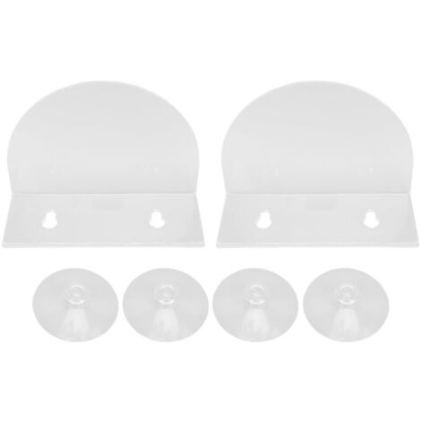 Rosvola 2 pièces étagères à plantes de fenêtre étagère d'aquarium support de plantes à rebord en acrylique transparent avec ventouses fortes pour kit microgreens aquarium L