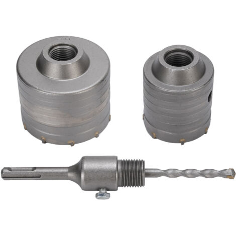 Rosvola 2 pièces scies cloche 1 pièce bielle boîtier en aluminium 60mm 80mm marteau électrique ouvre-perceuse pour béton brique pierre ciment.
