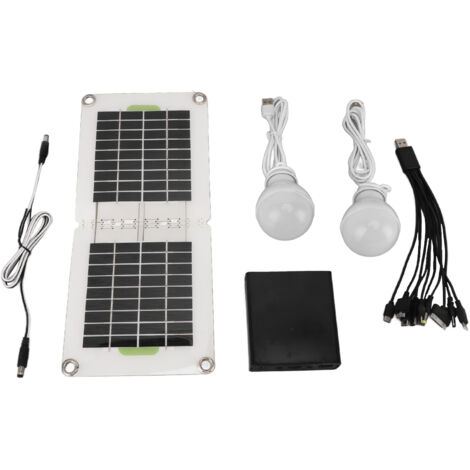 Rosvola 30W USB-Lade-LED-Solarlampe, Energiespeicher, Camping, Hühnerstall, Wandern