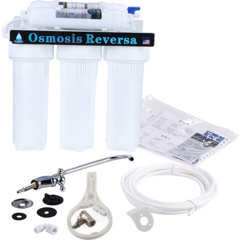 Rosvola 5 Etapes Système Ultrafiltre Osmose Inverse Système de filtration d'eau potable par sous évier
