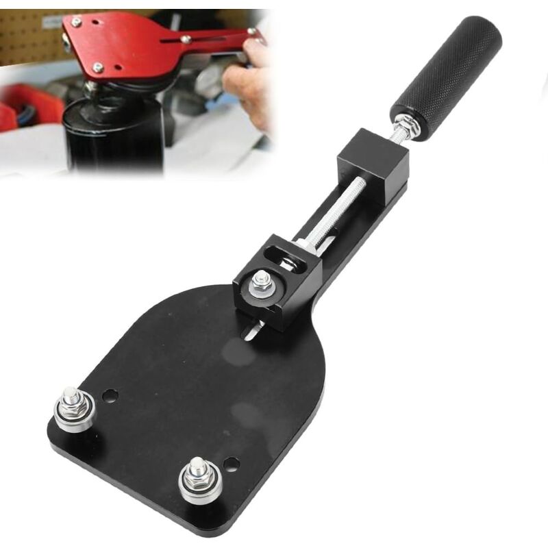 77750 Outil de coupe de filtre à huile pour filtre à huile Gamme de coupe 2‑3/8 à 5 pouces Noir - Rosvola