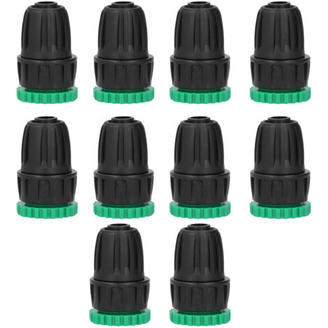 Rosvola Adaptateur de tuyau d'arrosage G1/2 pouces G3/4 pouces, raccords de connecteur de robinet, accessoire d'irrigation 10 pièces.
