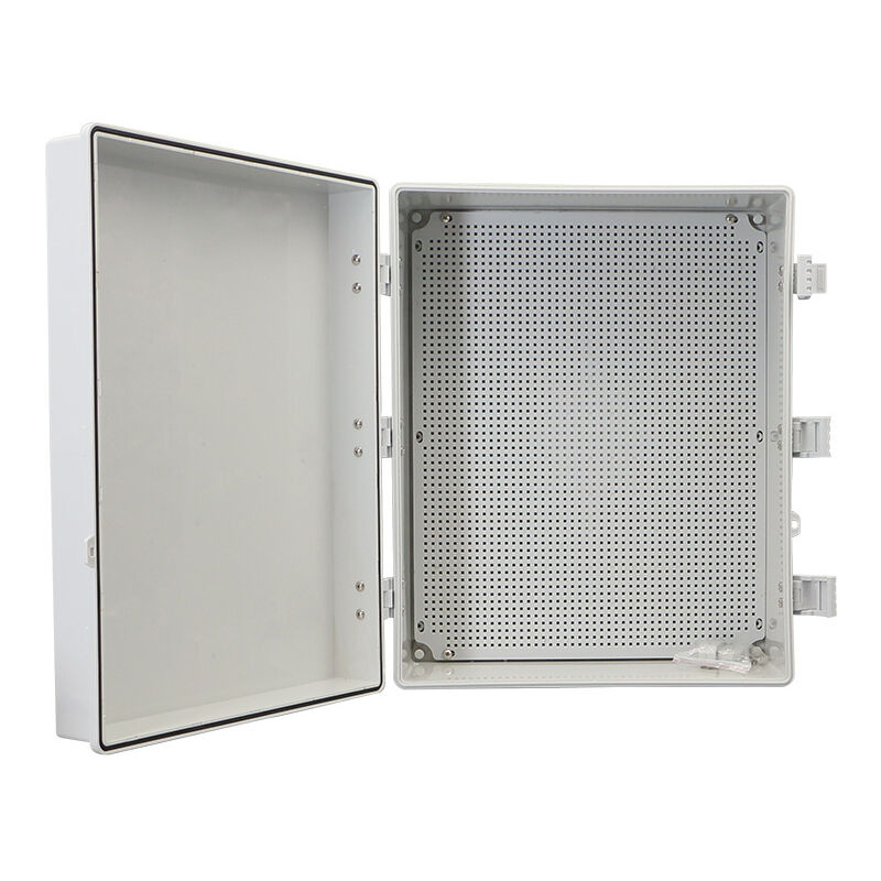 Rosvola - Boite de Derivation avec Couvercle à Charnière en Acier Inoxydable,Boîtier électrique étanche IP66 Boîtier en Plastique