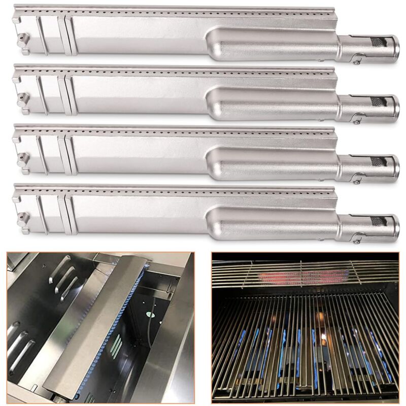 Brûleur, Tubes de Rechange pour Brûleur de Gril, Accessoires de Brûleur en Acier Inoxydable 304, Pièces de Rechange Universelles pour Brûleur Tepro