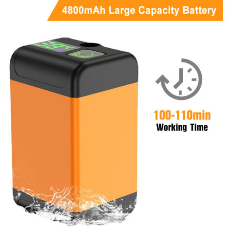 Rosvola Kit de douche extérieure, pompe électrique Portable silencieuse, Rechargeable par USB, pour la maison, le Camping et les voyages, nettoyage.