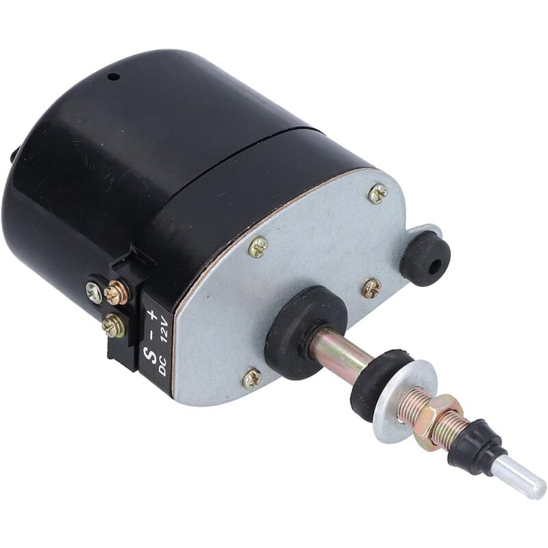 Rosvola Moteur D'essuie-glace électrique, Moteur D'essuie-glace en Métal DC12V 105° Accessoire Universel de Champ D'essuyage pour Tracteurs