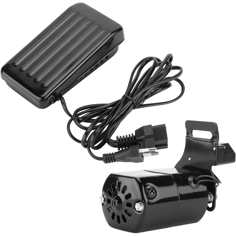 Moteur pour Machines à Coudre 180W 10000RPM (Noir) Pour Machines à Coudre Singer, Brother, Necchi, Riccar ... Pièces de rechange et accessoires de