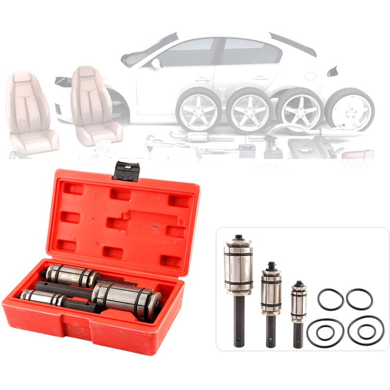 Rosvola Outil expandeur élargisseur de tuyau de pot d'echappement set d’outils 3 pièces, 1,1/8"-3,1/2", Tuyau de Tube de Queue de Silencieux