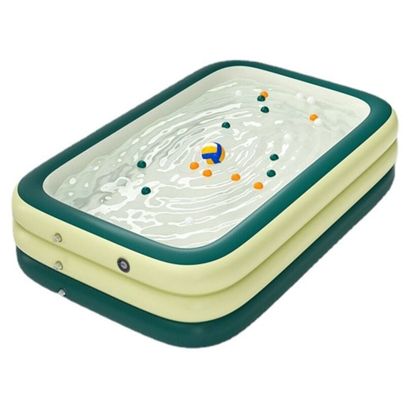 Rosvola - Piscine Gonflable familiale pour Enfants et Adultes - Piscine de Jardin familiale - 1.5m - Trous de drainage