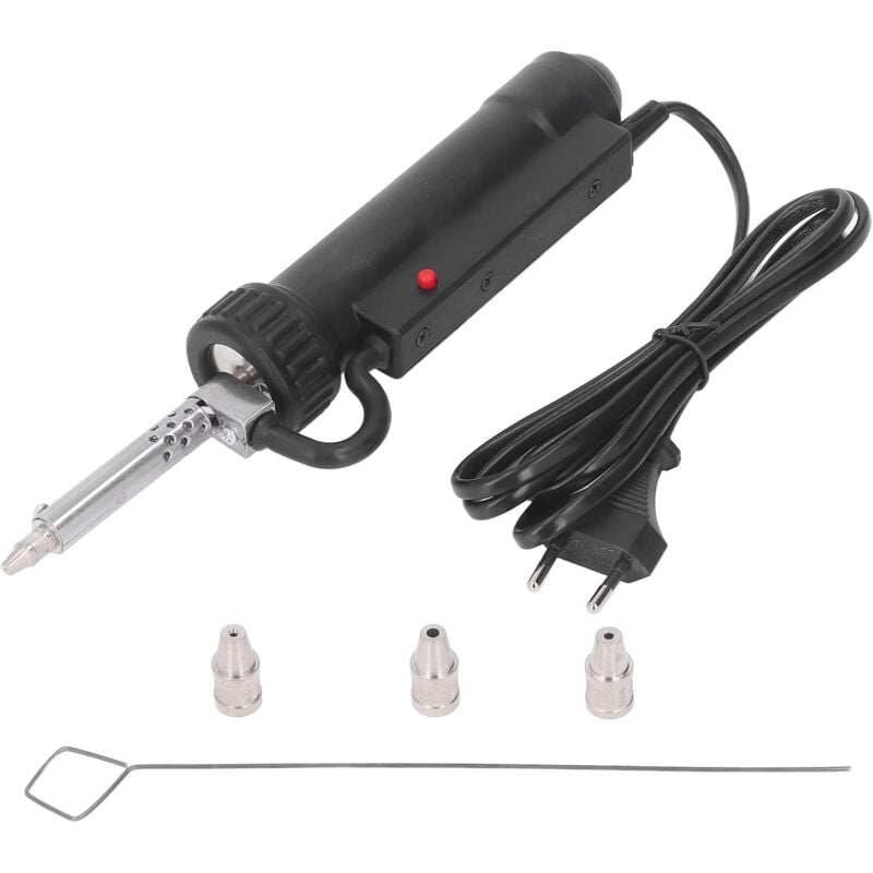 Rosvola - Pompe Dessoudante électrique Stylo Ventouse électrique Portable Soudeuse Étain Sucker Va-cuum Soldering, Outil de Suppression,noir