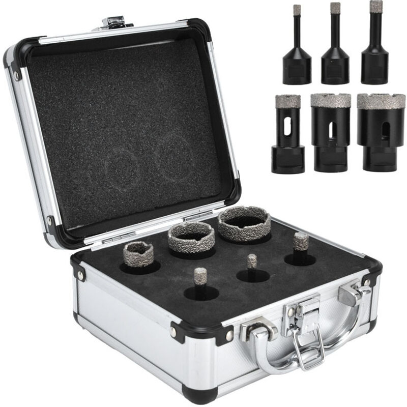 Rosvola - Scie cloche et trépan, Scie Cloche 6PCS Coffret de Scie Trepan 6, 8, 10, 20, 32 et 38 mm