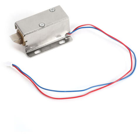 Rosvola Serrure électromagnétique électrique, fer à serrure électromagnétique durable, faible consommation, petite taille pour fenêtres, portes d'armoires