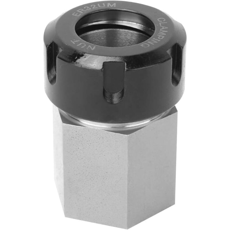 Rosvola - Support de pince de mandrin à ressort en acier dur de bloc de pince ER32 pour la machine de découpe de gravure de tour cnc (hex)