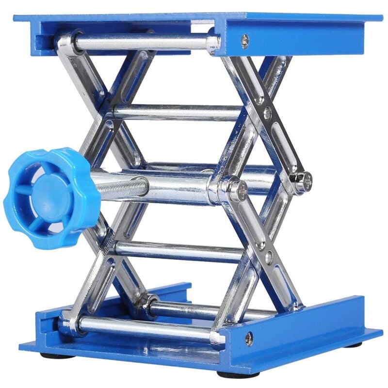 Table Élévatrice de Laboratoire, Table de Levage Plate-Forme de Laboratoire , 100 x 100mm, Poids de Support 5 kg - Rosvola