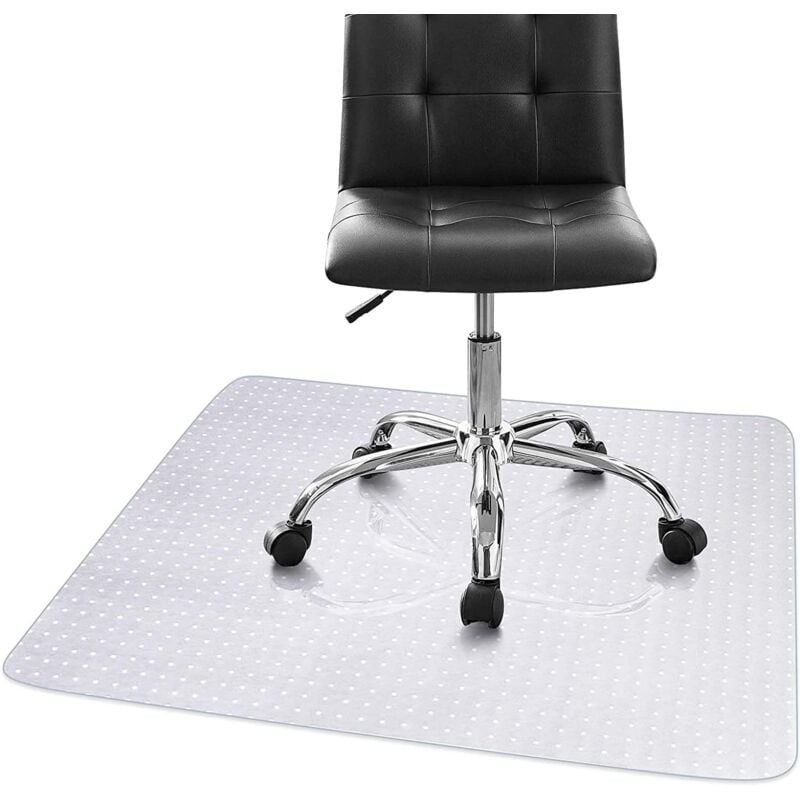 Tapis Protège-Sol pour Chaise 90x120 cm - Tapis Bureau Sol - Tapis pvc Transparent Protection - Tapis Antidérapant - Rosvola