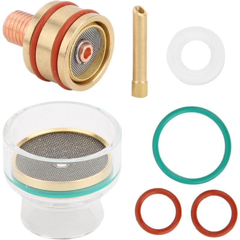Rosvola TFM53NCN TIG Kit de soudage Torche de soudage Pince à verre pour WP17/WP18/WP26(2.4mm)
