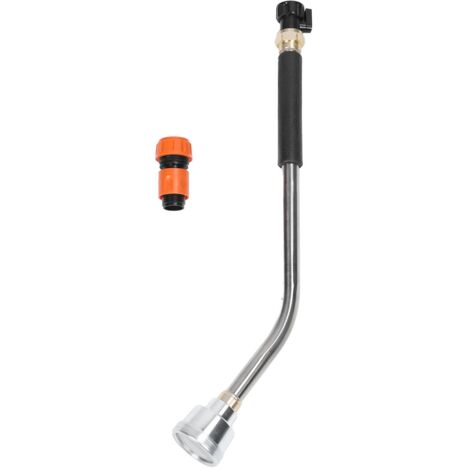 Rosvola Tuyau d'arrosage, baguette d'arrosage, pulvérisateur à buse longue pour plantes et pelouse, 60cm / 23,6 pouces, 200 mailles, Interface 3/4 pouces.