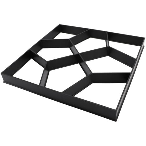 Rosvola Walk Maker 15,7 pouces ABS Réutilisable Pavé Béton Chemin Tremplin Pavé pour Pelouse Jardin Patio Cour
