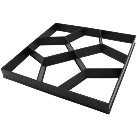 Rosvola Walk Maker 15,7 pouces ABS Réutilisable Pavé Béton Chemin Tremplin Pavé pour Pelouse Jardin Patio Cour