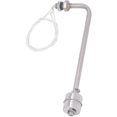 Rosvola Wasserstandssensor-Schalter, Flüssigkeitsschwimmerkugel-Controller aus Edelstahl 304, Wechselstrom 0 bis 220 V.
