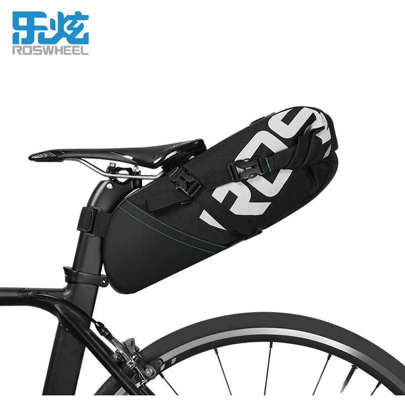 

ROSWHEEL 8L MTB Bicicleta Bolsa Ciclismo Bicicleta Sillin Cola Asiento trasero Bolsas de almacenamiento Accesorios