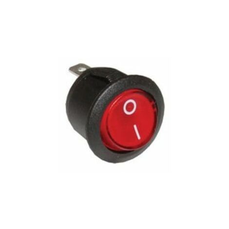 Rot leuchtender Aus-(Ein)-Wippschalter 10a R13112bf02br2n2
