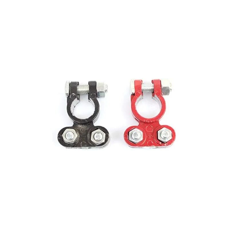 Image of Rot Schwarz Auto Batterie Clip Lackiert Verdrahtung Batterien Inverter Anschlüsse Terminal Block