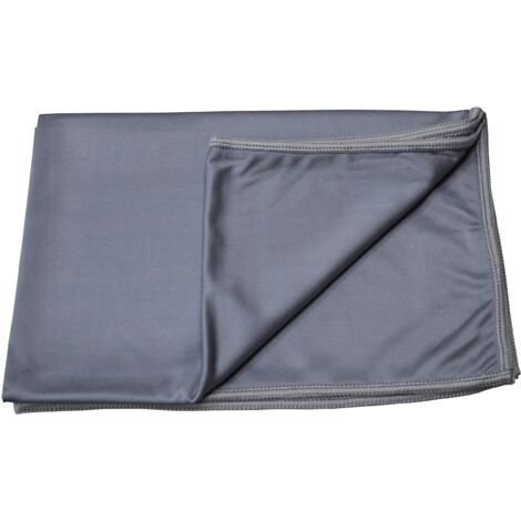 ROT WEISS 8016 Panno in microfibra TOP-Silk grigio, 70 x 50 cm