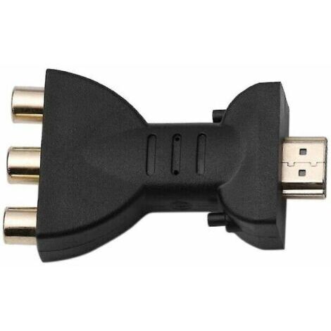Rot-weiß-gelber HDMI-Adapter, HDMI-zu-AV-Konverter, HDMI-zu-AV-Adapter, HDMI-zu-3-Cinch
