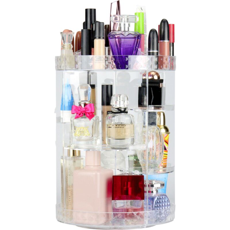 

Rotación de maquillaje cosmético Organizador | Pukkr - Clear